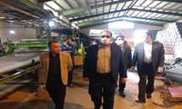 بازدید از  شهرک های صنعتی گرمسار و ایوانکی و دیدار با مدیران شرکت تولیدی  بهین فراز فوم تک