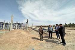 بازدید مدیرعامل شرکت شهرک‌های صنعتی استان از پروژه‌های عمرانی شهرک سمنان